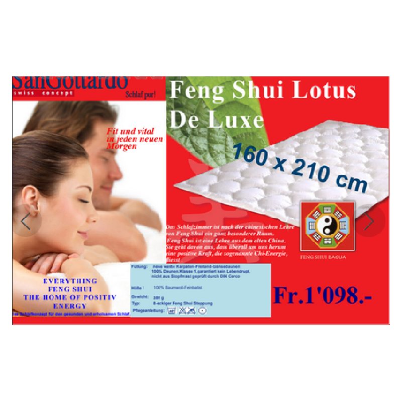 Feng Shui Lotus de Luxe Duvet
